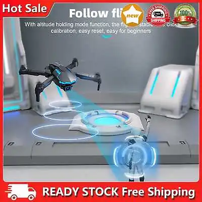 $43.30 • Buy 4k HD Dual Camera Rc Drone Obstacle Avoidance Follow Me Foldable With Led Lights
