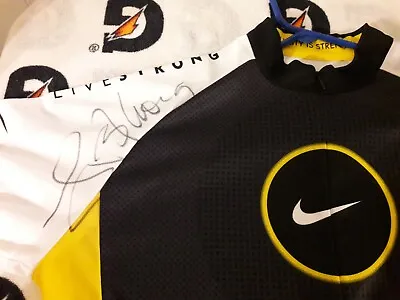£688.18 • Buy Nwt Lance Armstrong Signed Livestrong Team Cycling Jersey Full Psa Dna Letter