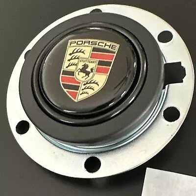 MOMO Porsche Logo Crest Steering Wheel Horn Button (Fits Prototipo  Etc ) • $59.95