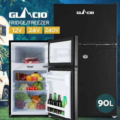$499.95 • Buy Glacio 90L Portable Camping Fridge Freezer Cooler Upright 12V/24V/240V Caravan
