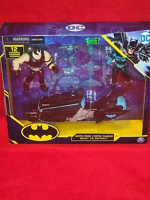 Bane & Batman DC Comics Spin Master Batman MotoTank Vehicle 4   Action Figure • $8.95