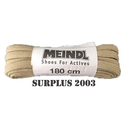 Genuine MEINDL Desert Fox Boot Laces Issue 190cm - 180cm Army Boot Laces • $11.09