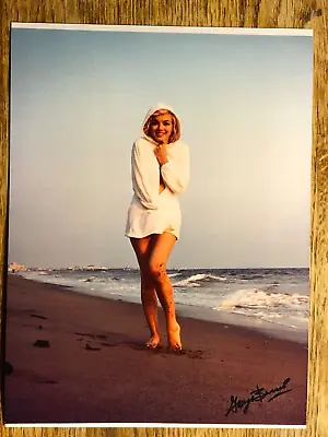 Marilyn Monroe Beach  Photo By George Barris 8x6 Lovely Smile Summer 1962 • $13.89