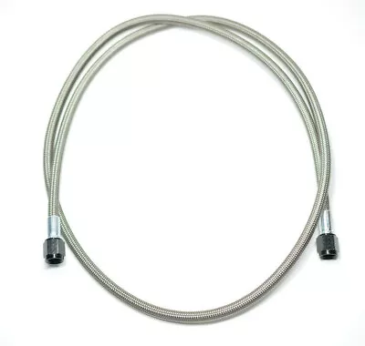 36  Long / 3' Fragola -4 AN To 4 AN Braided Stainless Steel Hose Assembly Black • $26.32