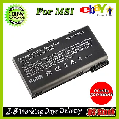 BTY-L74 BTY-L75 Battery For MSI A6200 CR600 CR610 CR620 A5000 CR700 A6000 6 Cell • $17.99