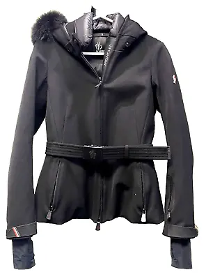 MONCLER GRENOBLE Bauges Down Jacket With Fox Fur Size 1 PETITE • $1499.99