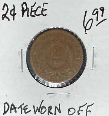 Two Cent Piece - Date Worn Off ~nice Coin~ • $6.99