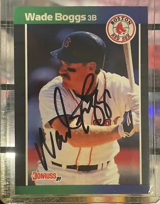 1988 Leaf Wade Boggs Auto  • $25