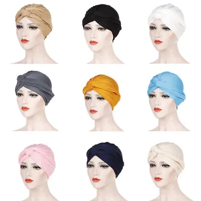 Muslim Women Cancer Chemo Hat Hijab Hair Loss Bonnet Head Scarf Turban Cap Wrap • $6.64