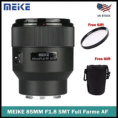 Meike 85mm F1.8 Full Frame AF STM Lens For Sony E-Mount A7 A7R A74 A7R4 A7III • $185