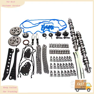 For Ford 4.6L 5.4L 3V Camshaft Kit +Timing Chain Cam Phasers Kit 5L1Z-6250-BB • $391.79