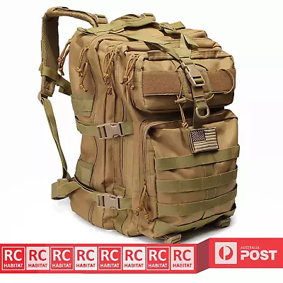 40L Tactical Backpack Military Hunting Bag Fishing Hiking Outdoor Heavy Duty • $78