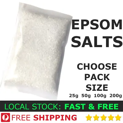 EPSOM SALTS -Magnesium Sulphate (Premium Bath & Food Grade) Muscle Relaxer CHEAP • $13