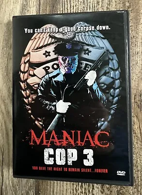 JACQUES HAITKIN - Maniac Cop 3: Badge Of Silence - DVD - COLOR NTSC - MINT DISC! • $18.13