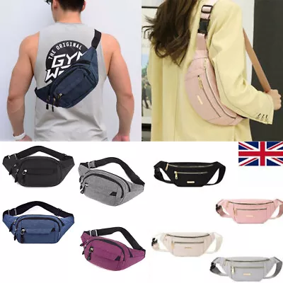 £5.89 • Buy Women Men Waist Bum Bag Fanny Pack Holiday Travel Money Belt Pouch Wallet Bag