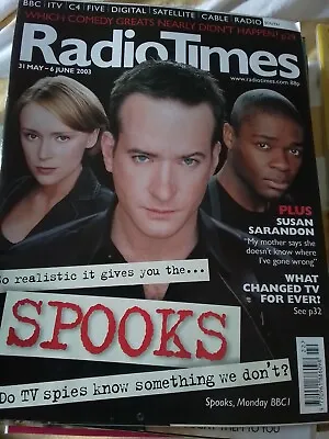 Radio Times 31 May 2003 South  Edition Spooks Lovely Condition • £6