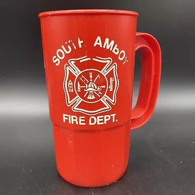 South Amboy New Jersey Fire Dept. ~ Plastic Mug ~ 1980's  • $0.99