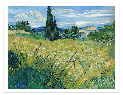 Vincent Van Gogh GREEN WHEAT FIELD (1889) Painting Art Print/Poster 17x22  • $21.99