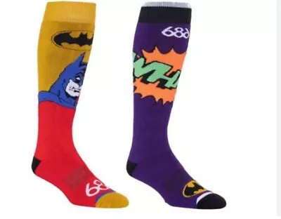 686 Batman Sock 2-Pack Assorted M2WSOC08P-AST (L/XL) • $30