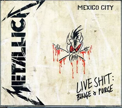 METALLICA Mexico City LIVE SHIT Binge & Purge 3 Disc CD Set  • $24.99