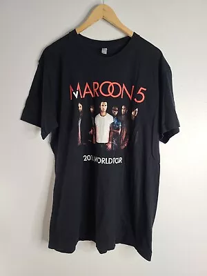 Maroon 5 2015 World Tour Concert Collectable Short Sleeve T-shirt Size XL • $12