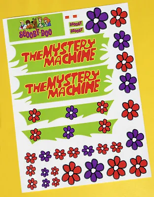 10th Scale RC Mystery Machine Stickers Decals Ideal To Fit Tamiya Lunch Box • £10.95