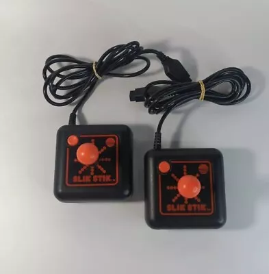 X2 Suncom Slik Stik Joystick Controller For Atari 2600/Commodore 64 Arcade Stick • $37.99