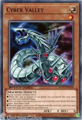 SGX1-ENG09 Cyber Valley Common 1st Edition Mint YuGiOh Card • £0.99