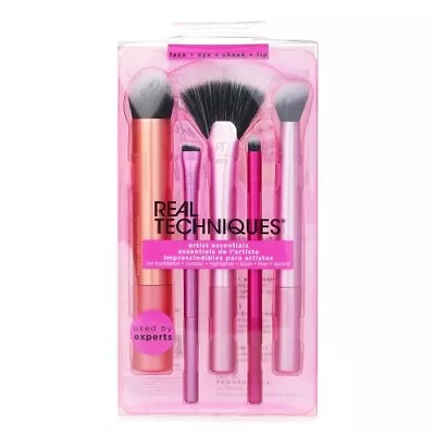 Real Techniques Artist Essentials Brush Set Set Womens Make Up • $40.30