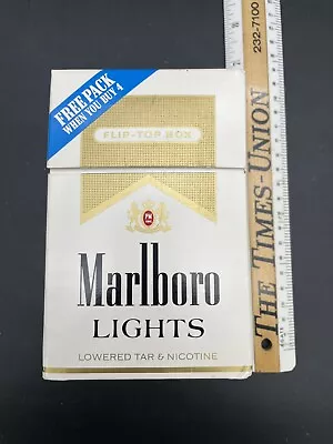 Marlboro Lights Promo Fliptop Box 5 Pack Carton • $9.95