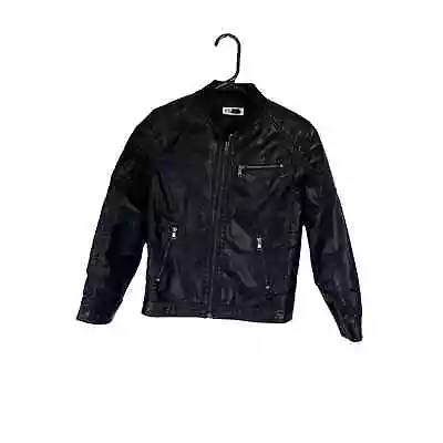 H&M Kids Faux Leather Biker Jacket US Youth 9-10 Years • $20