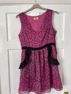 Ladies Lined Dress Max C Of London Size 10 With Two Pockets. • £1.30