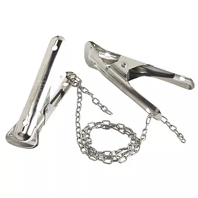 $39.99 • Buy Malco Tools 2DH Pipe & Duct Holder - 1 Pair Of Clamps And Chain