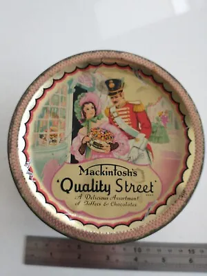 Vtg Quality Street Chocolates Toffees Tin Small 5  50s Or 60s • £2.99