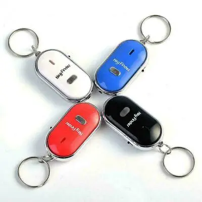 £3.95 • Buy Whistle Key Finder Anti Lost Remote Chain Locator LED Flashing Beeping Keyring