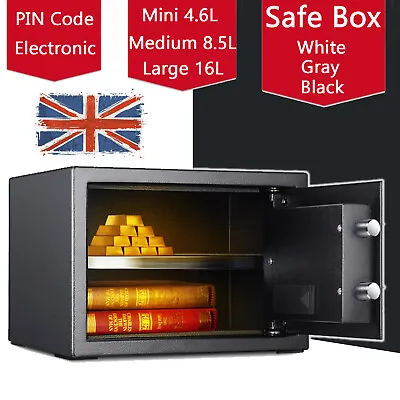 £47.90 • Buy 4.6/8.5/16L Electronic Password Security Safe Money Deposit Mini Box Home Office