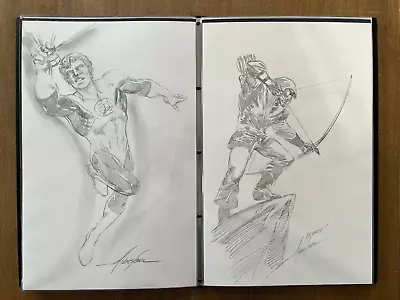 Mike Grell Green Lantern Green Arrow Original Art Commission 11X17 Full Figure • $629.99