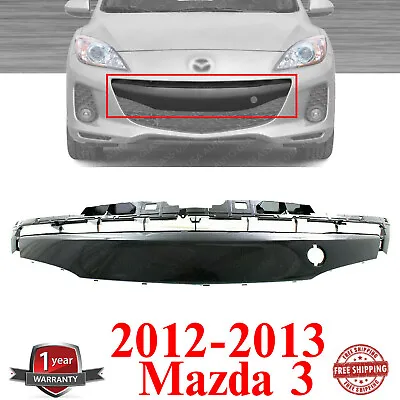 Front Bumper Grille Assembly Trim Black For 2012-2013 Mazda 3 • $121.79