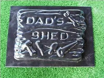  DAD'S SHED Mould Mold Garden Ornament Decor New Reusable • $32.99