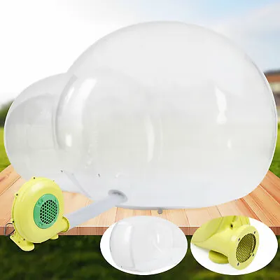 Inflatable Commercial Grade PVC Clear Eco Dome Camping Bubble Tent NEW • $750.12