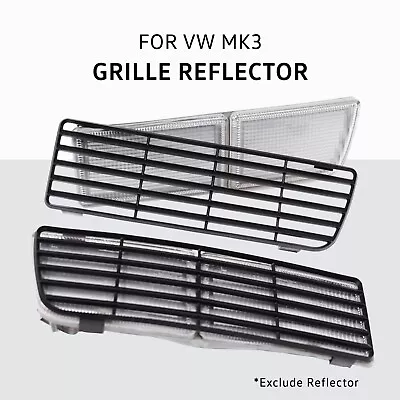 Grille Reflector Front Bumper For VW MK3 Golf Cabrio Vento Jetta GTI VR6 Grid • $42.30