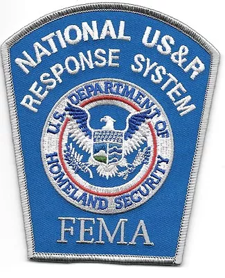 Federal - National U.S.A.R. / F.E.M.A. Response  (4  X 4.5  Size) Fire Patch • $4.35