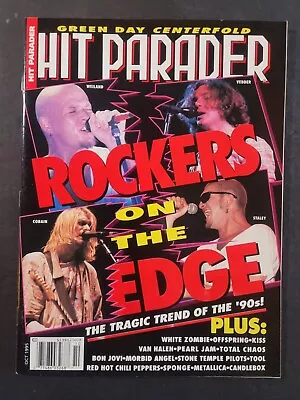 Hit Parader Magazine Oct 1995 Tool Green Day Chili Peppers Def Lep - More Vf- • $8