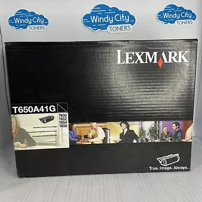 Genuine Lexmark T650A41G Black Standard Yield Toner Cartridge For T650 T652 T654 • $109