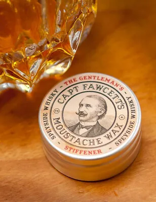£12 • Buy Captain Fawcetts Captain Fawcett Gentlemans Stiffener Malt Whisky Moustache Wax