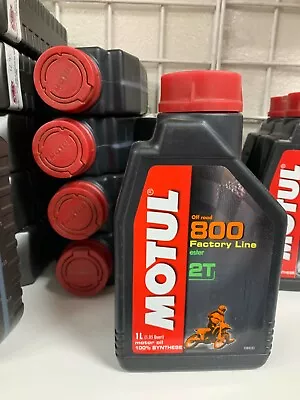  Motul 800 2T Off-Road (2) 1 Liter Bottles • $49.95