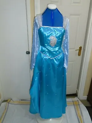 Ice Princess Elsa  Costume From Frozen  Small 34 Inches  Bust Size • £39.95