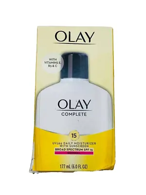 Olay Complete UV 365 Daily Moisturizer SPF 15 Normal 6oz Exp 12/2024 • $12.49