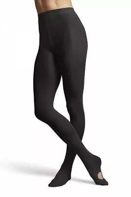 £6.40 • Buy Bloch Contoursoft TO982 Convertible Ballet/Dance Tights Black