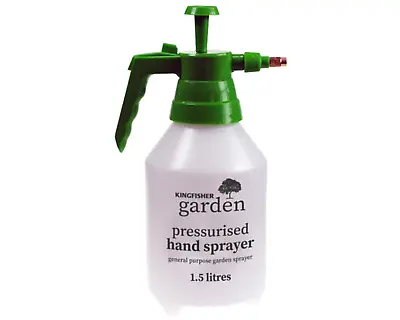 1.5L Garden Pressure Spray Bottle – Portable Hand Pump Sprayer – Weed Chemical • £6.99